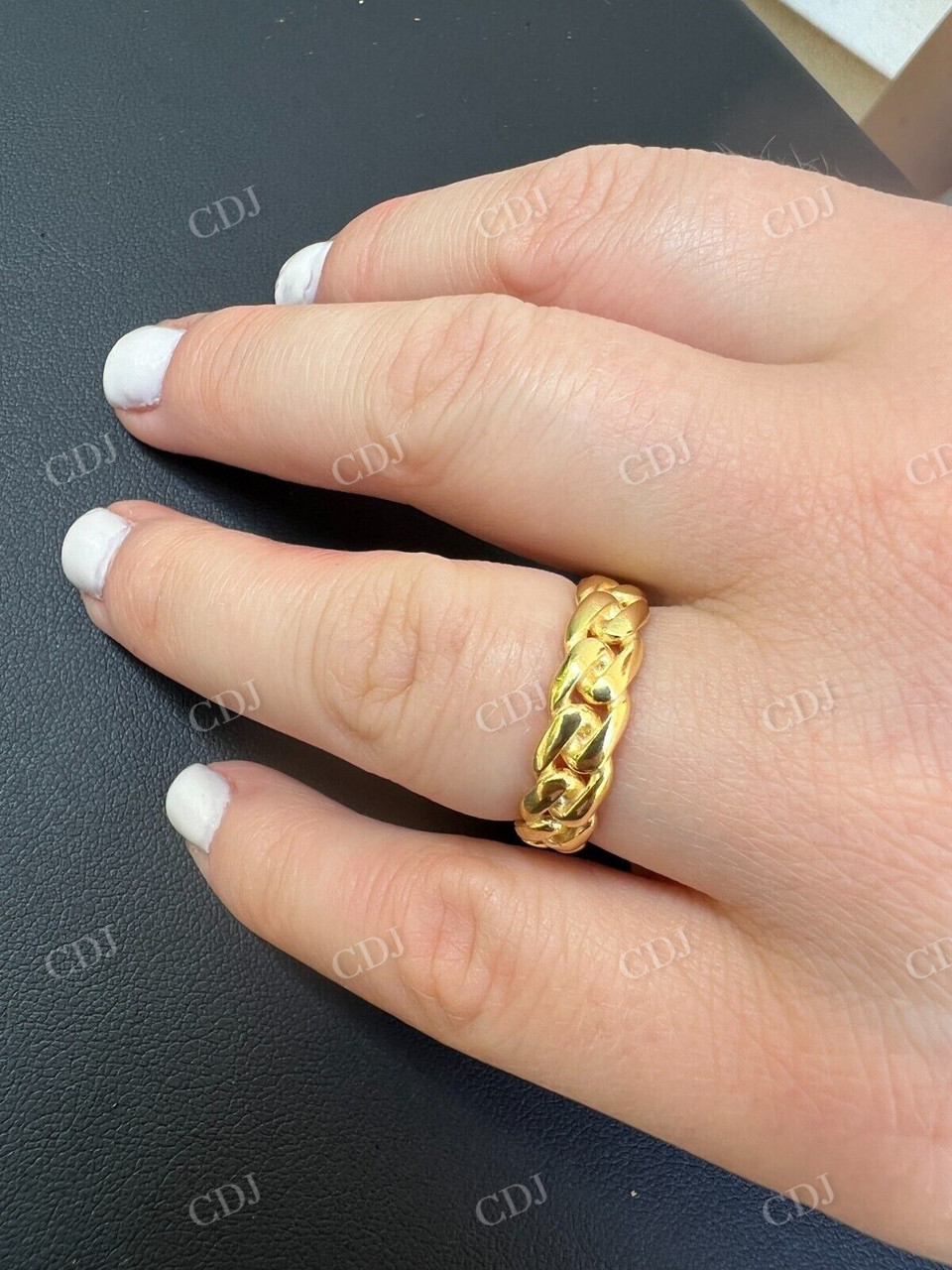 6mm Cuban Plain Wedding Band Ring  customdiamjewel   