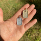 Men's Dog Tag Iced Baguette Diamond Pendant  customdiamjewel   