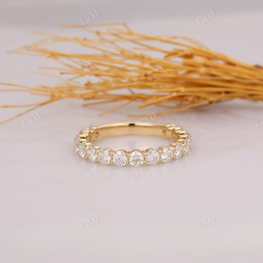 3.40CTW Round Diamond 3/4 Eternity Wedding Band  customdiamjewel   