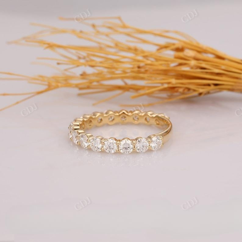 3.40CTW 3/4 Eternity Lab Grown Diamond Wedding Band  customdiamjewel   