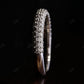 0.658CT Round Cut Real Diamond Half Eternity Wedding Band  customdiamjewel   