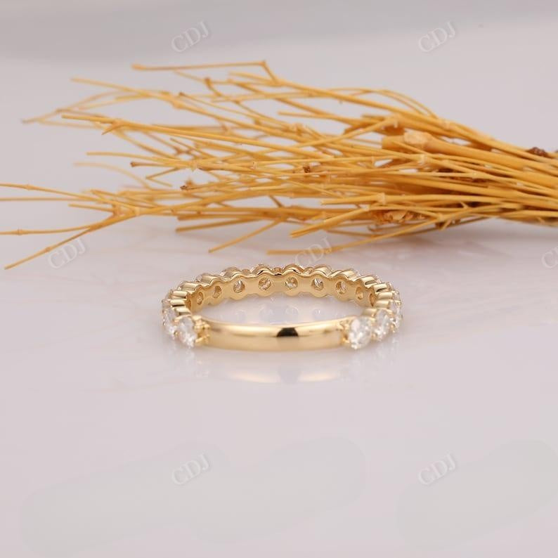 3.40CTW Round Diamond 3/4 Eternity Wedding Band  customdiamjewel   