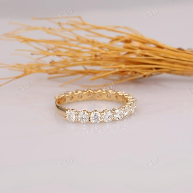 3.40CTW Round Diamond 3/4 Eternity Wedding Band  customdiamjewel   