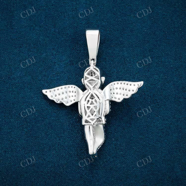 Praying Angel Diamond Hip Hop Pendant  customdiamjewel   