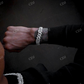 Hip Hop Cuban Link Chain & Bracelet Iced Out Diamond  customdiamjewel   