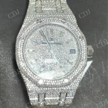 High Quality Stainless Steel AP Hip Hop Moissanite Wrist Watches customdiamjewel