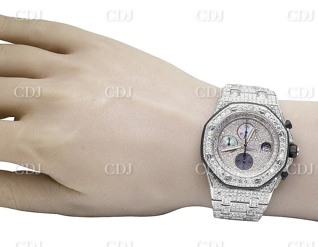 Luxurious Hip Hop AP Chrono Wrist watch customdiamjewel