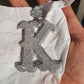 Initial Letter "K" Moissanite Studded Silver Pendant hip hop jewelry customdiamjewel   