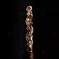 Rose Gold Milgrain Lab Grown Diamond Wedding Band  customdiamjewel   