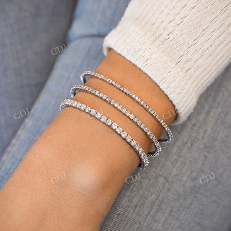 1.50CT Tennis Bangle Natural Diamond Bracelet tennis bracelet customdiamjewel   