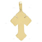 2.5 Inch Two Tone Custom Gothic Cross Pendant hip hop jewelry CustomDiamJewel
