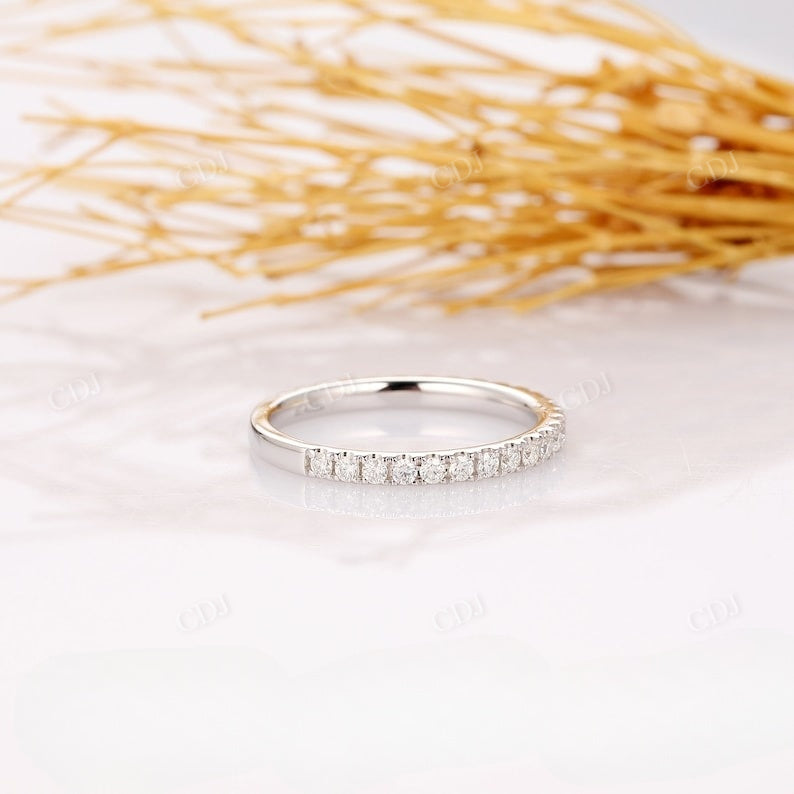 0.41CTW Pave Set 3/4 Eternity Natural Diamond Wedding Band Wedding Band customdiamjewel   