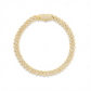 14K Yellow Gold Mossanite Cuban Link Bracelet For Men CustomDiamJewel