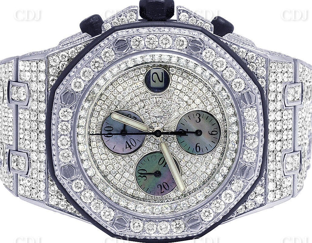 Luxurious Hip Hop AP Chrono Wrist watch customdiamjewel