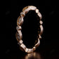 Rose Gold Milgrain Lab Grown Diamond Wedding Band  customdiamjewel   