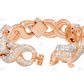 Classic Iced Out Infinity Links Cuban Mens Bracelet hip hop jewelry customdiamjewel