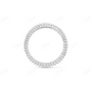 14K White Gold Baguette CVD Diamond Eternity Band Ring hip hop jewelry CustomDiamJewel