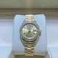 Moissanite Yellow Dial Bezel Set Rolex Watch customdiamjewel
