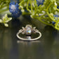 Oval Side Stone Lab-Grown Diamond Ring