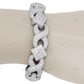 Classic Iced Out Infinity Links Cuban Mens Bracelet hip hop jewelry customdiamjewel