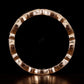 Rose Gold Milgrain Lab Grown Diamond Wedding Band  customdiamjewel   