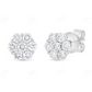 0.75 CT Moissanite Diamond Flower Stud Earrings Stud earrings CustomDiamJewel