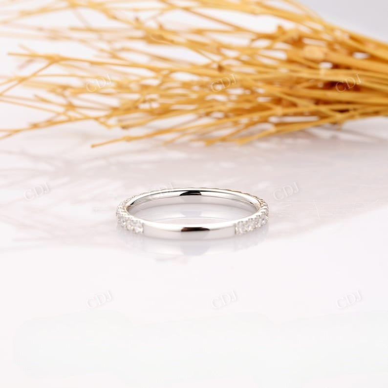 0.41CTW Pave Set 3/4 Eternity Natural Diamond Wedding Band Wedding Band customdiamjewel   