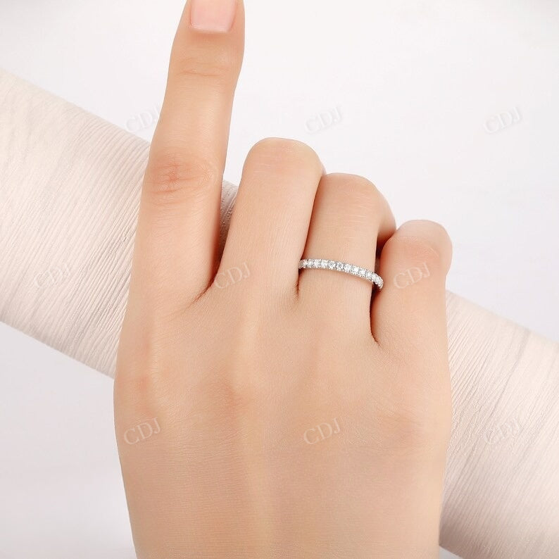0.41CTW Pave Set 3/4 Eternity Natural Diamond Wedding Band Wedding Band customdiamjewel   