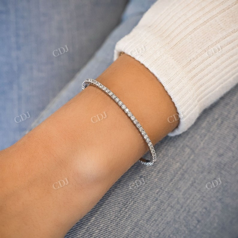 1.50CT Tennis Bangle Natural Diamond Bracelet tennis bracelet customdiamjewel   