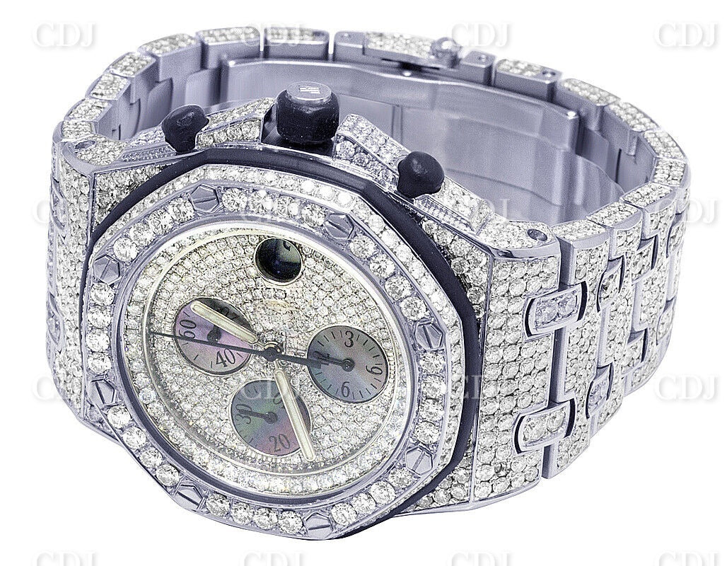 Luxurious Hip Hop AP Chrono Wrist watch customdiamjewel