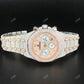 Hand Set Iced out Moissanite AP Chrono Watch customdiamjewel