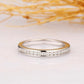Channel Set 0.16CTW Round Diamond Half Eternity Wedding Band  customdiamjewel 10KT White Gold VVS-EF