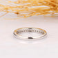 Channel Set 0.16CTW Round Diamond Half Eternity Wedding Band  customdiamjewel   