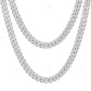 Iced Out 15mm S925 Moissanite Curb Cuban Chain hip hop jewelry CustomDiamJewel
