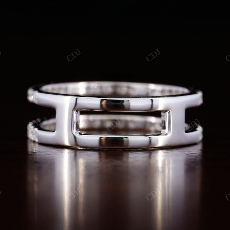 0.50CT Round Cut Natural Diamond Enhancer Art Deco Wedding Band  customdiamjewel   
