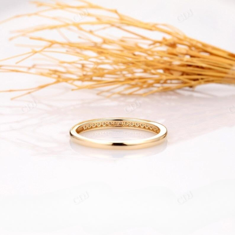 0.16ctw Half Eternity Lab Grown Diamond Pave Setting Band  customdiamjewel   