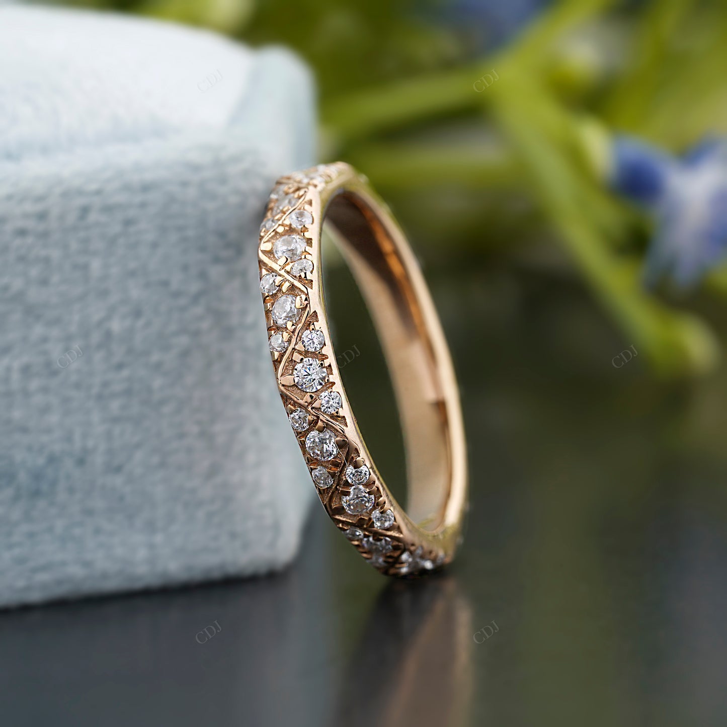 Twisted Pavé Lab-Grown Diamond Band