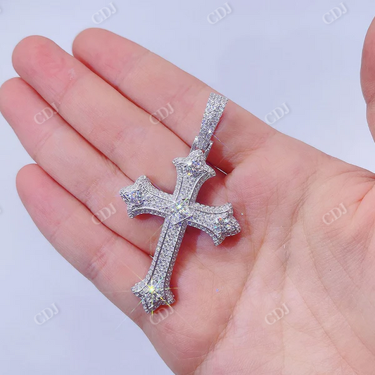 Diiamond Rapper Cross Pendant For Men  customdiamjewel   