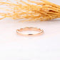 0.13CTW 14K Rose Gold Lab Grown Diamond Rope Twist Band  customdiamjewel   