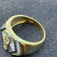 14k Gold Grim Reaper Santa Muerte Pinky Ring  customdiamjewel   