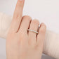 0.31CTW Triple Row Diamond Wedding Band  customdiamjewel   