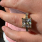 Princess Cut Diamond Engagement Promise Ring  customdiamjewel   