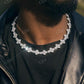 VVS Moissanite Diamond Cross Iced Out Chain Necklace  CustomDiamJewel   