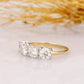 14k Two Tone Gold Round Cut Diamond Wedding Ring  customdiamjewel   