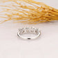 14k Two Tone Gold Round Cut Diamond Wedding Ring  customdiamjewel   