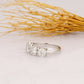 14k Two Tone Gold Round Cut Diamond Wedding Ring  customdiamjewel   