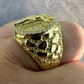 Hip Hop Solid Gold Diamond Jesus On Cross Ring  customdiamjewel   