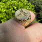 Hip Hop Solid Gold Diamond Jesus On Cross Ring  customdiamjewel   