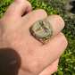 Hip Hop Solid Gold Diamond Jesus On Cross Ring  customdiamjewel   
