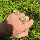 Hip Hop Solid Gold Diamond Jesus On Cross Ring  customdiamjewel   
